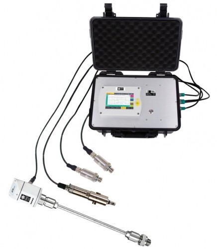 Портативный регистратор данных OS 551-P4 set portable data logger, sensors: flow, dew point, pressure Omega