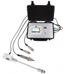 Портативный регистратор данных OS 551-P4 set portable data logger, sensors: flow, dew point, pressure Omega